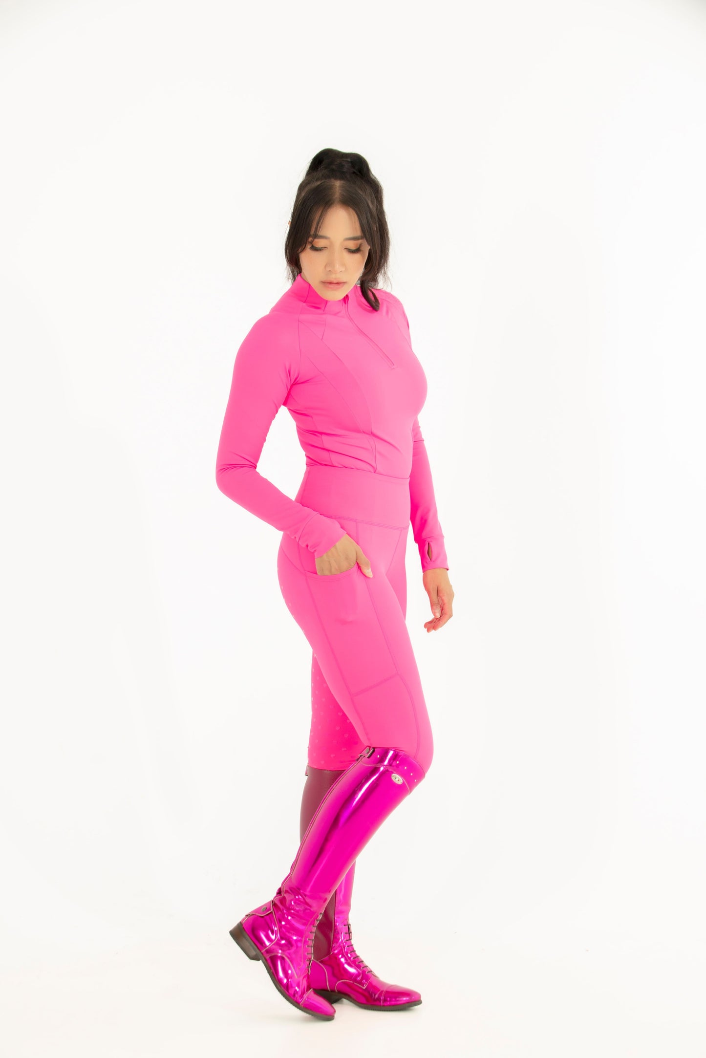 Aphrodite Leggings - Hot Pink