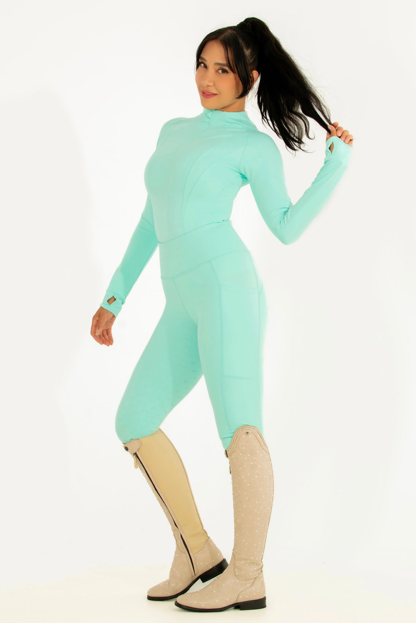 Aphrodite Leggings - Tiffany Teal