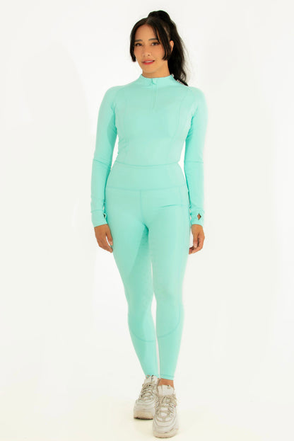 Aphrodite Leggings - Tiffany Teal